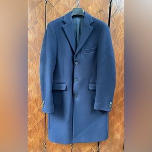 Acne Studios Navy Wool Garret Coat